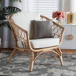 Rattan & Wicker Accent Chairs You'll Love | Wayfair